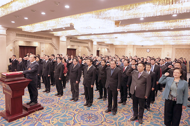 国家安全监管总局举行首次国家工作人员宪法宣誓仪式