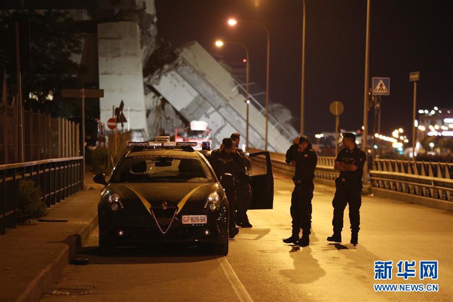 意大利公路桥垮塌事故已造成至少35人死亡