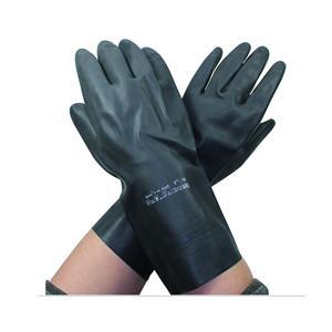 LBST105 安思尔（Ansell）87-950 天然橡胶 防化学手套（长度32cm）（12付/打）