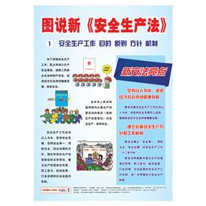 图说新《中华人民共和国安全生产法》宣教挂图（8张/套 53×75cm）