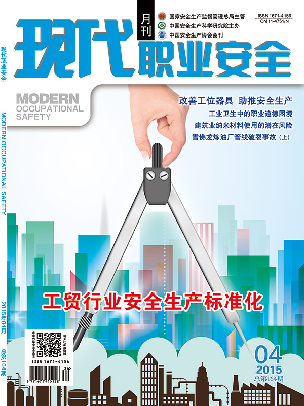《现代职业安全》2015年04期封面